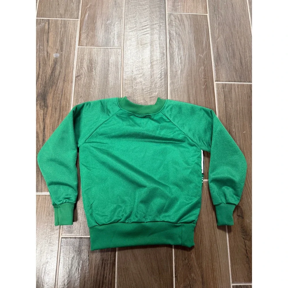 Vintage New York Jets Kids Sweatshirt NFL Green Football Graphic Size S 6-8 USA
